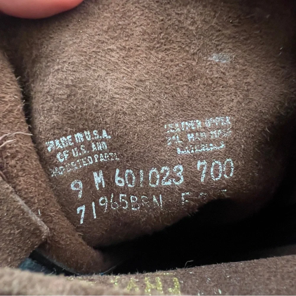 NWOB Frye Campus 12R Brown Leather Boots in Brown Brownie Suede - Picture 11 of 11